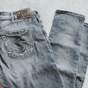 Women’s silver jeans